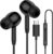 USB C Samsung Earbuds Wired Ear Buds for Samsung Galaxy A16 A17 A36 5G A26 S25 Edge A56 S26 Ultra Plus S24 FE A35 Z Fold 6 USBC In-Ear Headphones Wired Type C Earbud Earphones Headsets with Microphone
