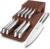 imarku Knife Set, 10 PCS Japanese Stainless Steel Knife Block Set, Kitchen Knife Sets with Wooden Drawer Organizer, Drawer Knife Set,Dishwasher Safe, Ultra Sharp Chef Knife, Gifts for Women Men