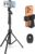 64” Tripod for Cell Phone & Camera, Phone Tripod with Remote and Phone Holder, Sturdy & Stable Height Adjustable Multi-Angle Shot Selfie Stick Tripod for Video Recording
