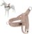 Plutus Pet No Pull Dog Harness with Breathable Mesh Padded, Adjustable Reflective Escape Proof Dog Harness, Quick Fit Dog Vest Harness for Small Medium Large Dogs(M, Beige)