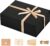 LIFELUM Gift Box 13.5”x10”x4” Large Valentines Box with Magnetic Lids Black Gift Boxes for Groomsman Proposal Gifts Contains Card, Ribbon, Filler Birthday