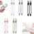 Data Cable Organizer, 2026 Upgrade Silicone Headphone Organizers, Silicone Cable Ties Reusable Cable Management Organizers Multipurpose Elastic Cord Organizer for Bundling and Fastening Cables (10Pcs)