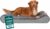 FurHaven Orthopedic Dog Bed for Large Dogs, Luxe Lounger Contour Mattress with Solid Orthopedic Foam Slab for Joint Support, Removable Washable Cover, Jumbo XL, Plush Suede, Gray