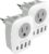 2 Pack European Travel Plug Adapter, VINTAR International Power Plug Adapter with 1 USB C, 2 American Outlets and 3 USB Ports, 6 in 1 Travel Essentials to Most of Europe Greece, Italy(Type C)