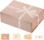 LIFELUM Gift Box for Presents 13.8” x 8” x 4.45” Rose Gold Luxury Gift Box with Magnetic Lid Gift Boxes Contains Card, Ribbon, Shredded Paper Filler Gifts for Women (1Pcs)