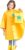 AIWUHE Kids Rain Poncho Cartoon Raincoat Jacket Cute Rain Coat Toddler Boys Girls Rain Cape Light Waterproof Hoodie Outwear