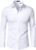 Mens Dress Shirts Long Sleeve Cotton Wrinkle Free Stretch Solid Casual Formal Wedding Business Button Down Shirt