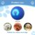 Interactive Dog Toys, 2026 New Moving Bouncing and Rotating Balls, Durable Automatic Rolling Ball for Indoor Play, Dog Ball Shaky Balls Toy for Dogs (Orange)