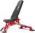 YOLEO Commercial Adjustable Weight Bench – Heavy Duty Workout Bench for Home Gym, Decline/Flat/Incline Bench Press 2.4″ Thick Pad(6-Step Assembly) (Red)