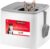 IRIS USA Top-Entry Litter Box with Scoop, Enclosed Square Style Litterbox with Odor Control, Easy to Clean for Cats, Covered Dog Proof Litter Box Design, White/Gray