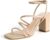 DREAM PAIRS Women’s Heels Chunky Block Strappy Square Open Toe Ankle Buckle Heeled Sandals Wedding Party Dress Shoes Indie