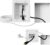 Mount-It! in-Wall TV Cable Concealer Kit with Recessed Power – Triple Outlet, 9ft Cord, and Hand Saw – Easy, Safe Cable Management for Organized TV and Home Theater Setups