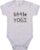 Yoga Baby Organic Cotton Girl Boy Clothes Little Yogi Onesie for Yoga Babies