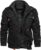 TACVASEN Men’s Winter Jacket Cotton Military Jackets Fleece Lined Thick Work Warm Cargo Coats with Hooded