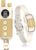 Jugbow Shock Collar for Dogs – 4200FT Remote Training Collar for 15-120lbs Small Medium Large Dog, LED Light & Waterproof Electric Collars with 3 Training Mode for All Breeds (Beige)