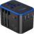 Ceptics Universal Travel Adapter, 45W International Power Adapter with PD & QC 3.0 Dual USB-C, 3 USB Travel Adapter Worldwide, Type I C G A Outlets 110V 220V A/C – EU Euro US UK (11-KU)