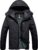 GEMYSE Men’s Ski Snow Jacket Warm Winter Waterproof Coat Snowboard Rain Jacket Hooded Windproof Windbreaker