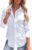 siliteelon Women’s Button Down Shirts Long Sleeve Dress Shirts Wrinkle Free Collared Work Office Solid Blouses Corset Tops