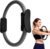 15″ Pilates Ring, Dual-Grip Pilates Ring Lightweight Circle Yoga Rin-g for Enhance Thigh and Arm Strength, Body Exercise Tool for Home Gym