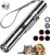 Laser Pointer Cat Toys, Cat Laser Pointer Toy with Three Light Modes, Five Adjustable Patterns,USB Portable Charging, Interactive cat Toy Multifunctional and Portable