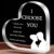 Valentine’s Day Gifts for Her Him, I Choose You Gifts for Girlfriend Boyfriend Wife Husband – Acrylic Heart Plaque Romantic Gifts, Anniversary Wedding Birthday Decor