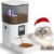 Automatic Cat Feeder, 4L Cat Food Dispenser with 10s Voice Recorder, Pet Feeder up to 8 Meals per Day, Timed Dog Feeder with Dry Food Sealed Ring