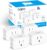 TP-Link Tapo Smart Plug Mini 15A, Smart Home Wi-Fi Plug, Super Easy Setup, Compatible with Alexa & Google Home, No Hub Required, UL Certified, 2.4G WiFi Only, White, Tapo P105(4-Pack)