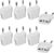 US to Europe Plug Adapter – European Travel Plug Adapter,Type C Wall Plug Power Converter for Europe,White,8 Pack