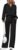 PRETTYGARDEN Women’s 2 Piece Outfits Casual Lapel Half Zip Sweatshirts and Wide Leg Pants Tracksuit Sets