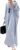 chouyatou Women’s Casual Long Sleeve Button Down Loose Striped Cotton Maxi Shirt Dress