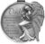 AngelStar 15681 Dad Guardian Angel Visor Clip Accent, 2-1/2-Inch , Grey