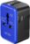 Universal Travel Adapter with (Type C+USB) 2 USB Ports & AC Outlet, International Plug Adapter Converter, Type C/A/G/I All in One Wall Charger Worldwide Travel Adaptor for US to EU UK AUS Asia