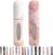 Perfume Travel Refillable Bottle– Portable Mini Sprayer,Empty Perfume Bottles with Unique Patterns,Refill Pump Case for Traveling and Outgoing,2 Pcs Pack of 5 ml(White and Pink)
