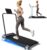 Walking Pad Treadmill with Handle Bar and Adjustable Incline, Compact Portable Treadmills for Home Office, 2.5HP Quiet Anti-Slip Under Desk Treadmills, 0.6-3.8 MPH Remote Speed Control, 265 LBS