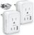 2 Pack European Travel Plug Adapter, VINTAR Foldable International Power Adapter with 2 AC Outlets 3 USB Charging Ports(2 USB C), Type C Power Adaptor to Most Europe Italy Spain France Iceland Germany