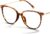 Gaoye Blue Light Blocking Glasses – Trending Round TR90 Frames, Metal Arms, UV400 Protection – Matching Soft Case