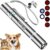 Laser Pointer, Bird Toys for Indoor Birds, Bird Laser Toy, Red Dot LED Light Pointer Interactive Toys for Indoor Birds, USB Charging, 5 Switchable Patterns