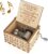 Ucuber You are My Sunshine Music Box, Gift for Mom from Son, Wood Laser Engraved Vintage Music Boxes, Unique Best Gift for Mother’s Day, Birthday/Christmas (Son to Mom)