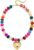 Mothers Day Gifts Puffy Gold Heart Necklaces For Women Chunky Beaded Necklace in Several Colorways Short Heart Choker Statement y2k NecklaceSummer Beach Jewelry Gift