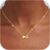Ursteel Easter Gifts for Kids Teen Girls – Dainty 14K Gold Plated Initial Heart Necklace for Women Trendy, Tiny Letter A-Z Necklaces Personalized Birthday Gifts for Teen Girls Jewelry