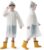 Opret 2 Pack Raincoats for Kids, Reusable Rain Ponchos with Hood and Sleeves Waterproof Rain Coats for Boys and Girls