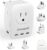 45W GaN Universal Travel Adapter, 7-in-1 2000W International Power Adapter with 3 USB-C(45W PD)/2 USB-A/2 AC, Worldwide Plug for EU,UK,China,AU – Cruise Essentials for Laptop,MacBook,iPad,Phone,Camera