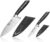Cangshan ALPS Series 502797 German Steel Forged 2-Piece Starter Set with Sheaths, Black