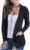 VOIANLIMO Women’s Open Front Casual Long Sleeve Knit Classic Sweaters Cardigan with Pockets