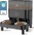 iPettie Automatic WiFi Pet Feeder for 2 Pets, 5L Capacity, 1-10 Meals Per Day, Adjustable Bowl Height, Smart Dog Cat Feeder with 2 Stainless Steel Bowls, 2.4G WiFi App Control for Cats and Small Dogs