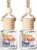 NewEleven Easter Gifts For Dad – Car Accessories Gift For Father, Birthday Gifts For Dad From Daughter, Son, Kid – Car Air Freshener Hanging 2 Pack, Mahogany Teakwood Essential Oil Diffuser