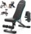 MERACH Weight Bench, Foldable Weight Benches for Home Gym with 990 LBS, Adjustable Weight Bench with 72 Training Angles, Incline Bench Press for Full Body