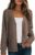 Dokotoo Womens Cardigan Wool Blend Long Sleeve Button Down Sweaters for Women Casual Hollow Out Knit Tops