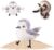 Potaroma Cat Toys Flapping Bird (No Flying), Lifelike Sandpiper Chirp Tweet, Rechargeable Touch Activated Kitten Toy Interactive Cat Exercise Toys for All Breeds Cat Kicker Catnip Toys 4.0″