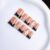 10 Pieces Luxury Y2K Acrylic Press On Nails Short Handmade Duck Nails, Black Thickened French False Nails With Bling Rhinestones And Flower, Reusable Fake Nails (M)